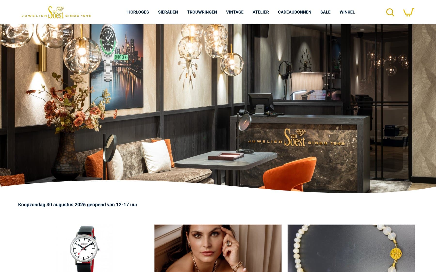 Oude website van Juwelier van Soest