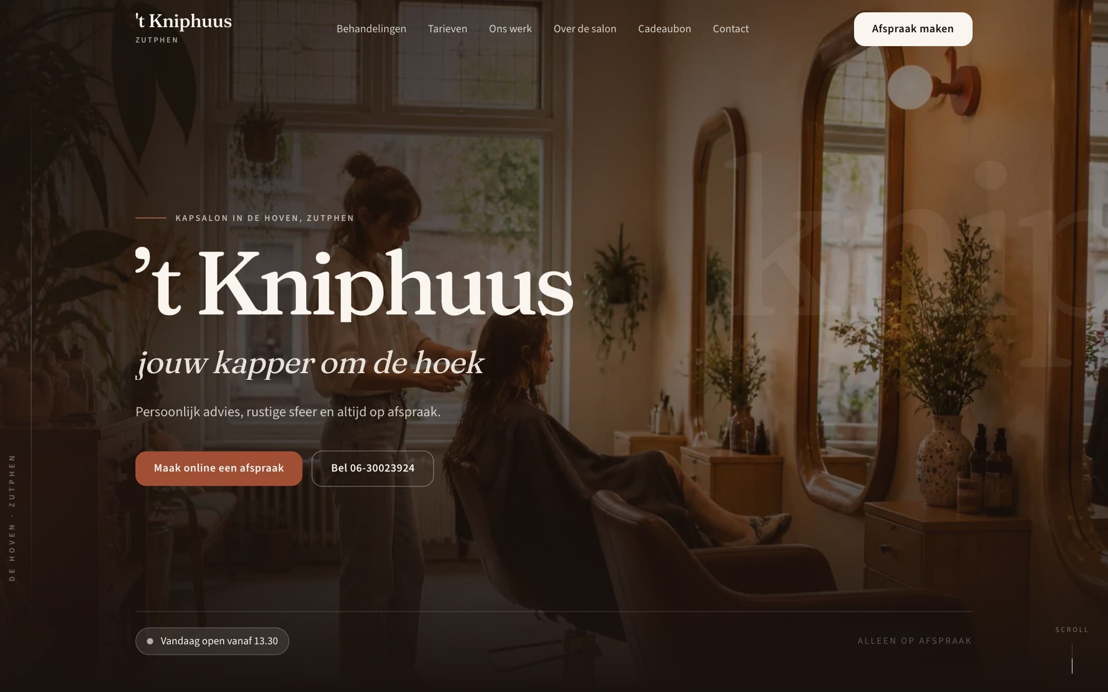 Website van 't Kniphuus